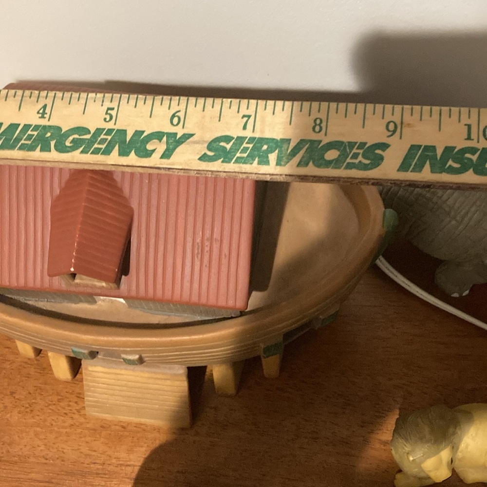 Noah’s Ark night lite with figurines 1998 works vintage - Picture 10 of 10